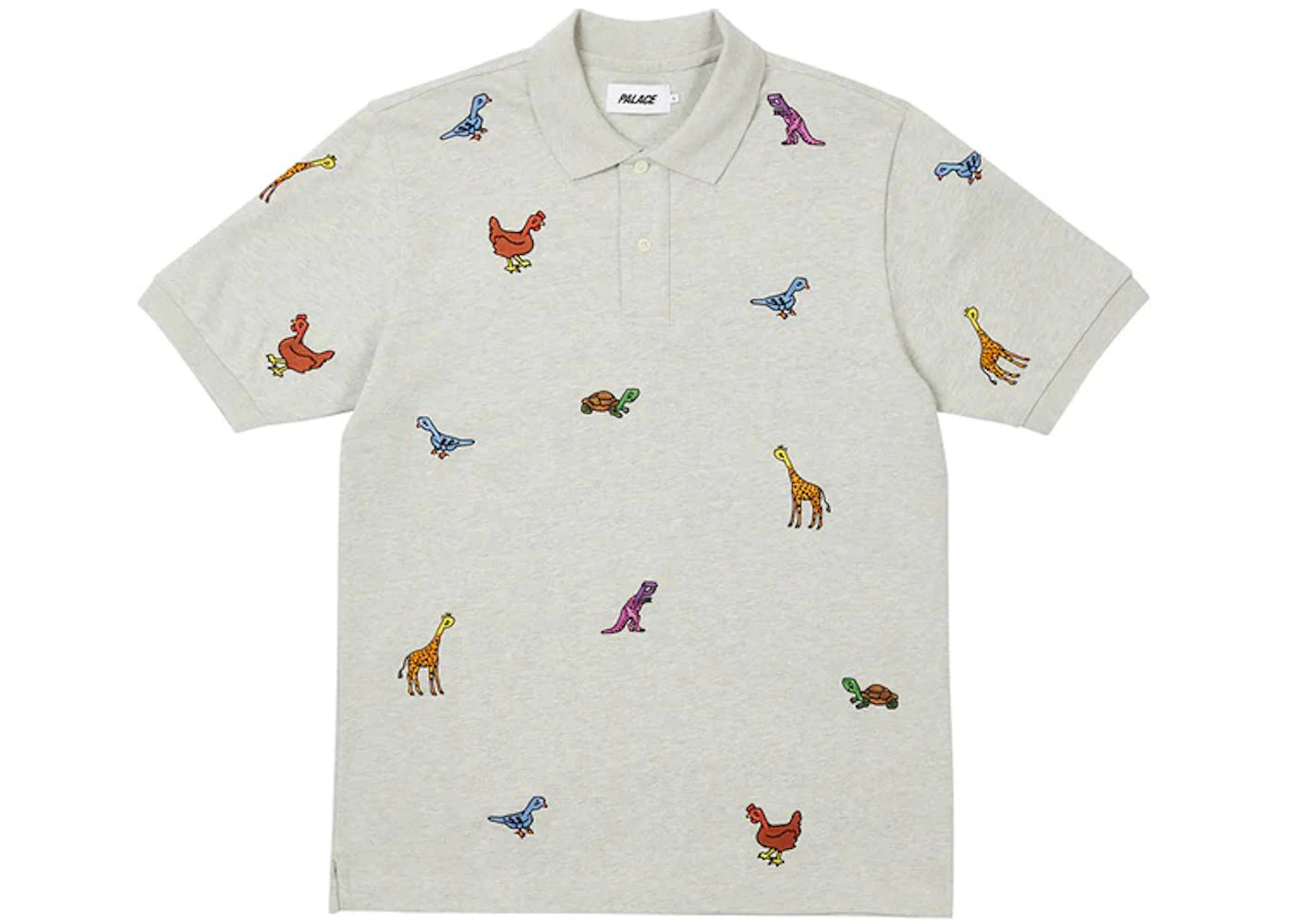 Palace Animals Polo Grey