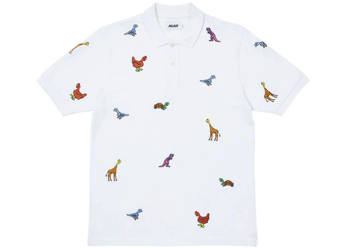 Palace Animals Polo White