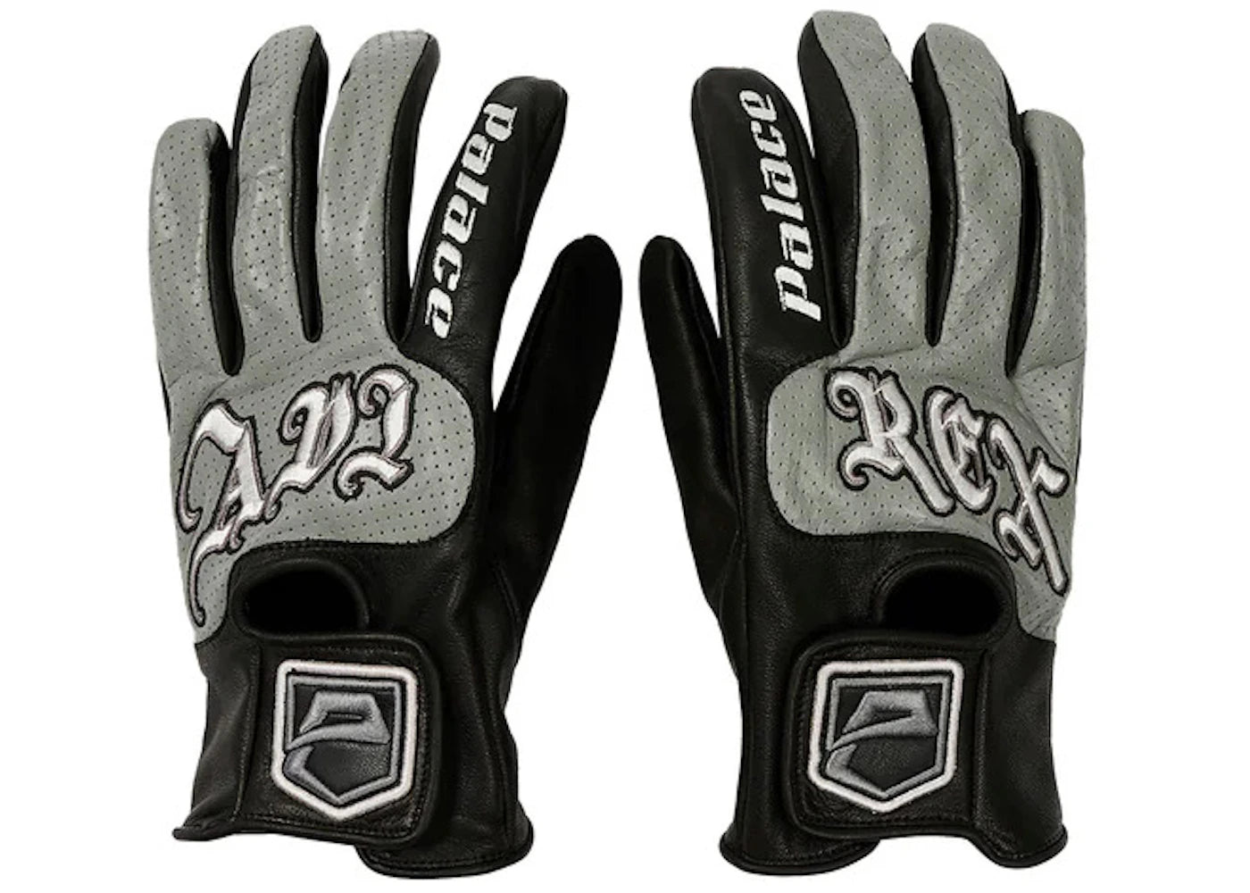 Palace Avirex Leather Gloves Black