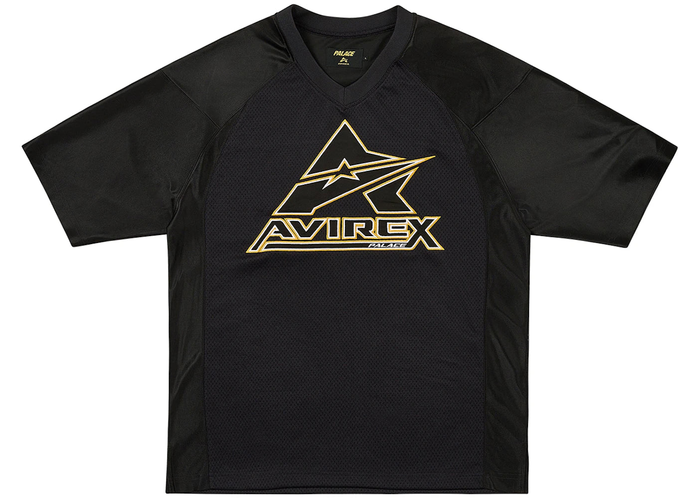 Palace Avirex Mesh Jersey Black