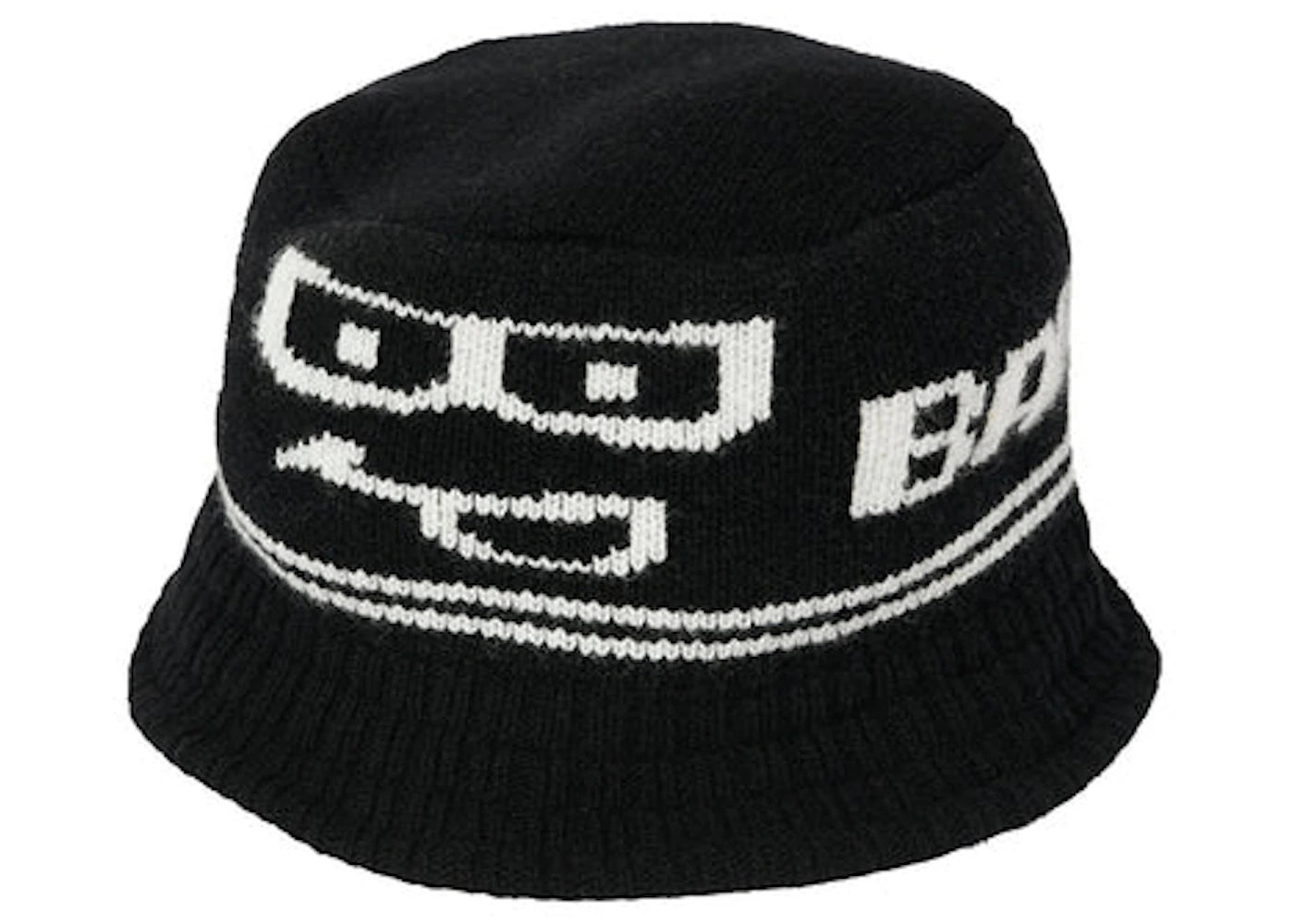 Palace Baddest Knitted Bucket Hat Black