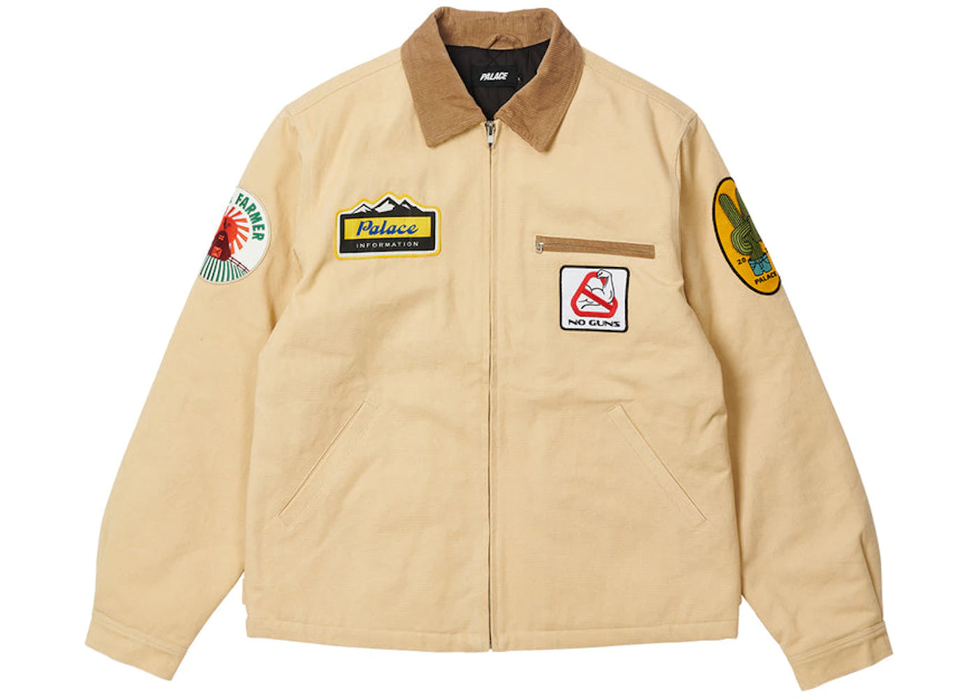 Palace Badge Work Jacket Sand