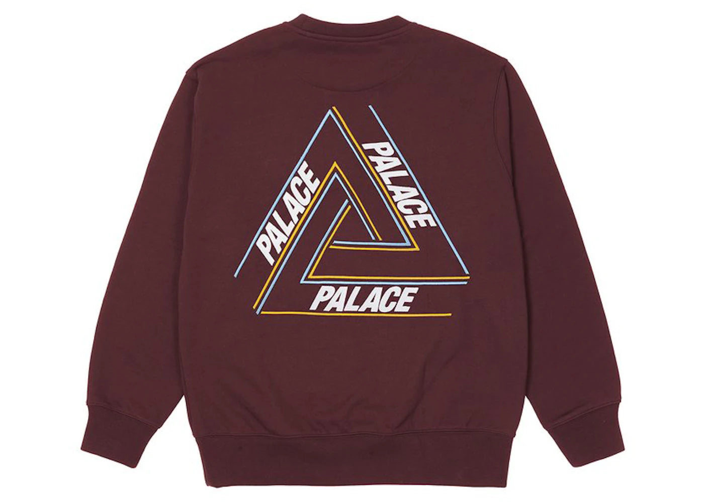 Palace Basically A Tri-Ferg Crew Burgundy