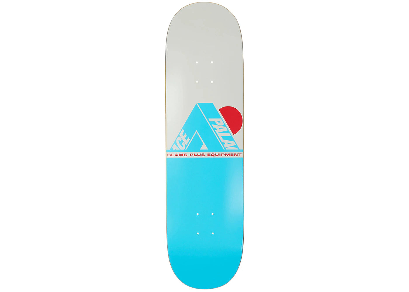 Palace x Beams Plus Skateboard Deck Blue/White