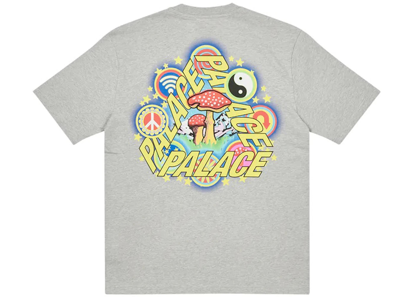 Palace Bun 5G T-shirt Grey Marl