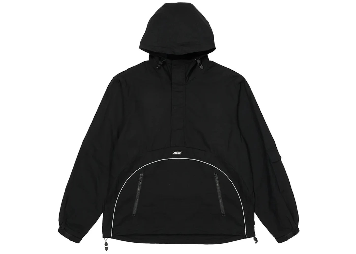 Palace Deflector 1/2 Zip Jacket Black