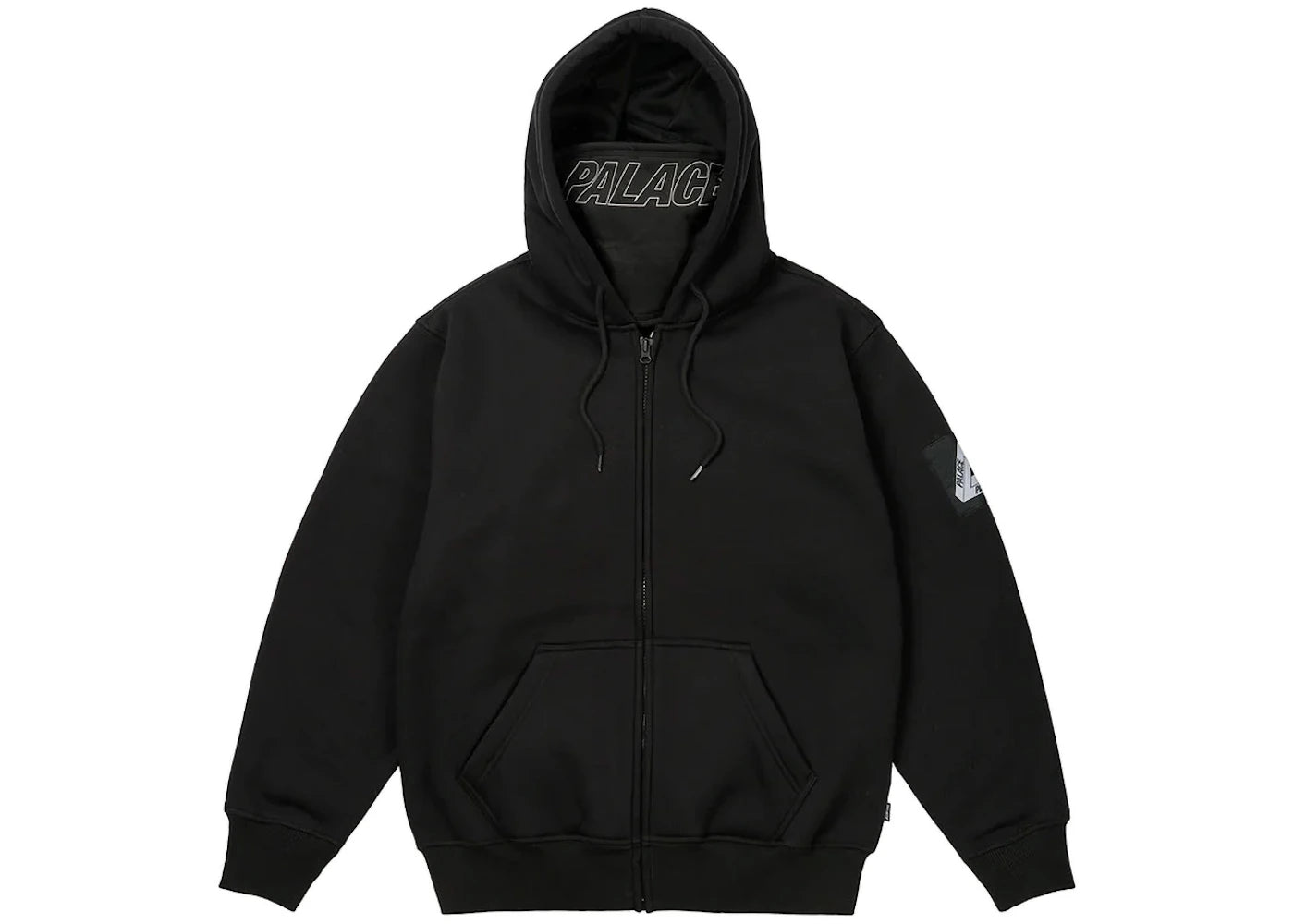 Palace Facemask Thermal Hood (FW23) Black