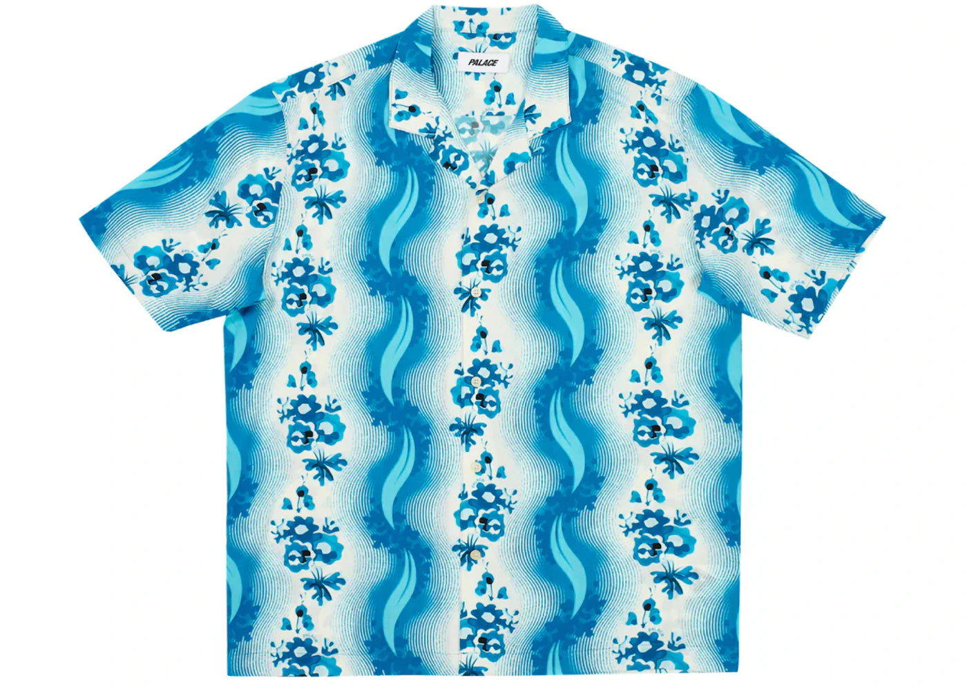Palace High Wave Shirt Blue