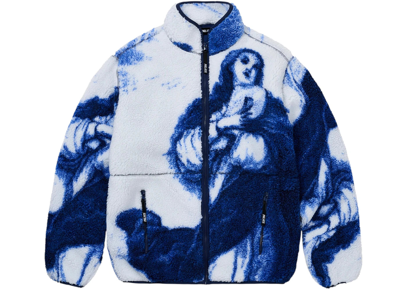 Palace Holy Grail Funnel Fleece White