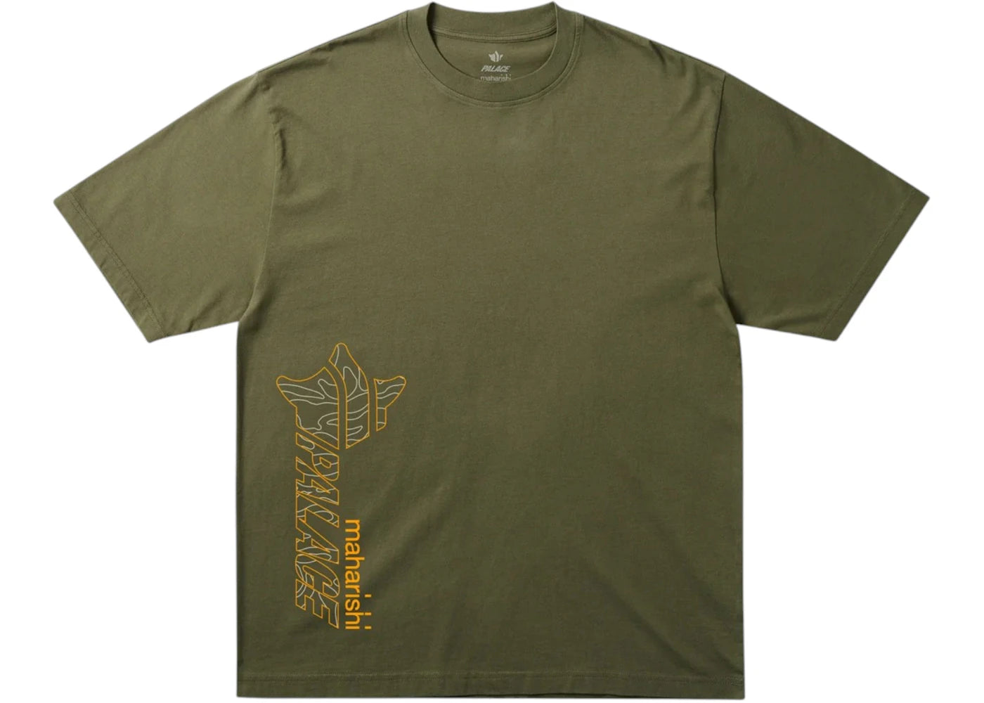 Palace Maharishi Temple Star T-Shirt Olive