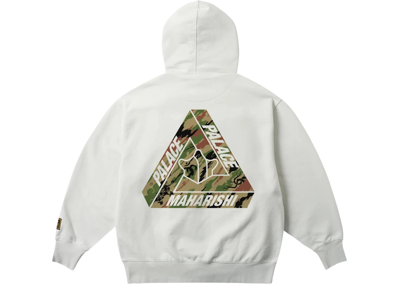 Palace Maharishi Tri-Bonsai Hood Stone White