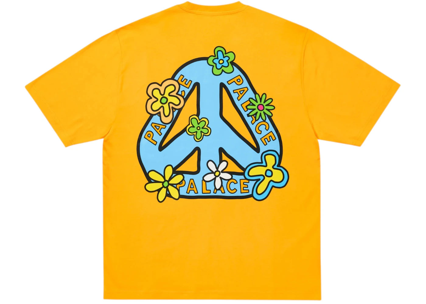 Palace Me Myself And Tri T-Shirt Sunny Yellow