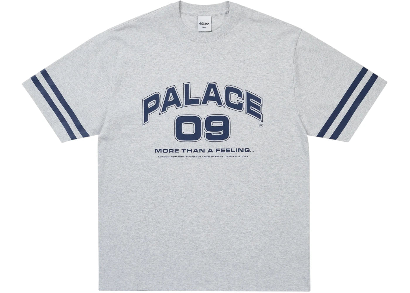 Palace More Than A Feeling T-Shirt Grey Marl