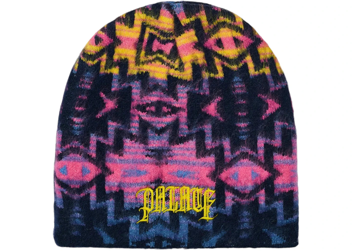 Palace Olde English Furry Nein Cuff Beanie Navajo Blue