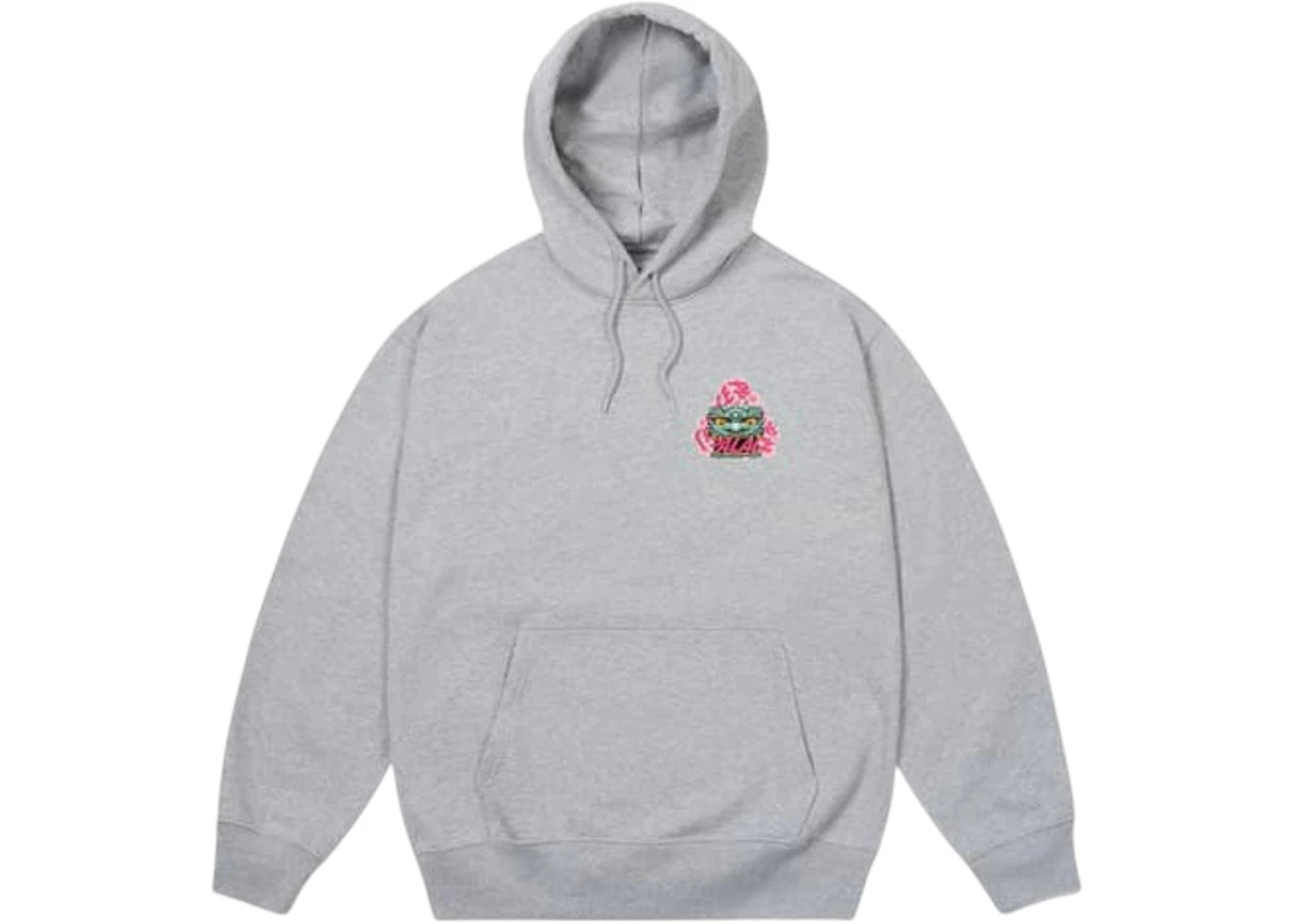 Palace Osaka Exclusive Tri-Ferg Hoodie Grey Marl