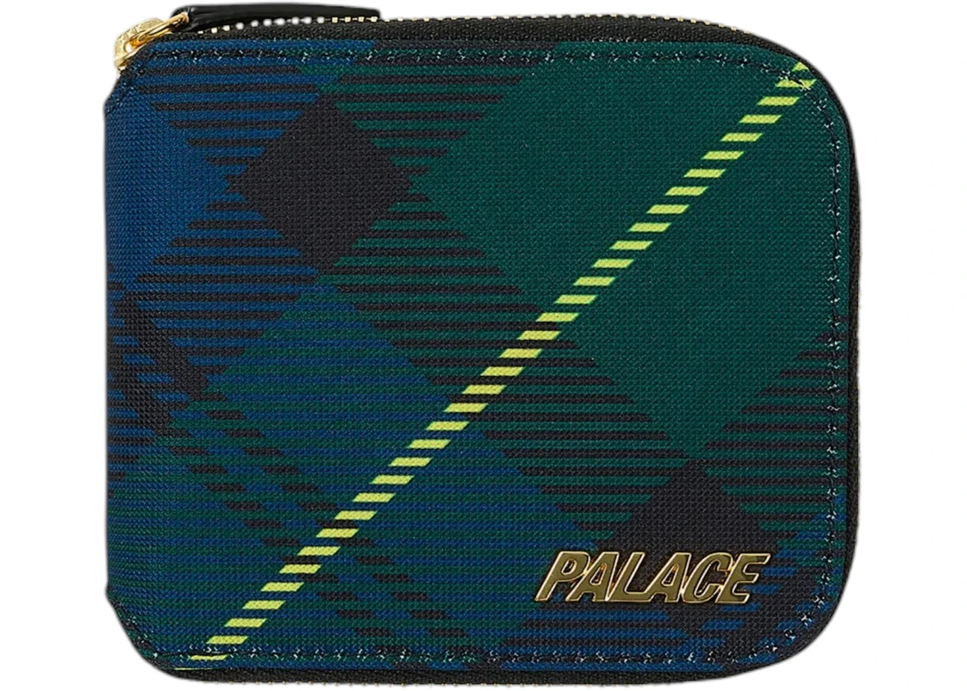 Palace P-Lux Zip Wallet Black Watch