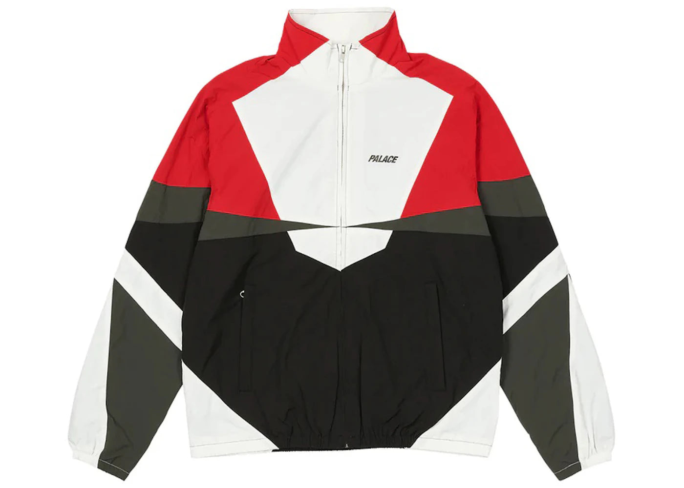 Palace Panelled Shell Jacket Black