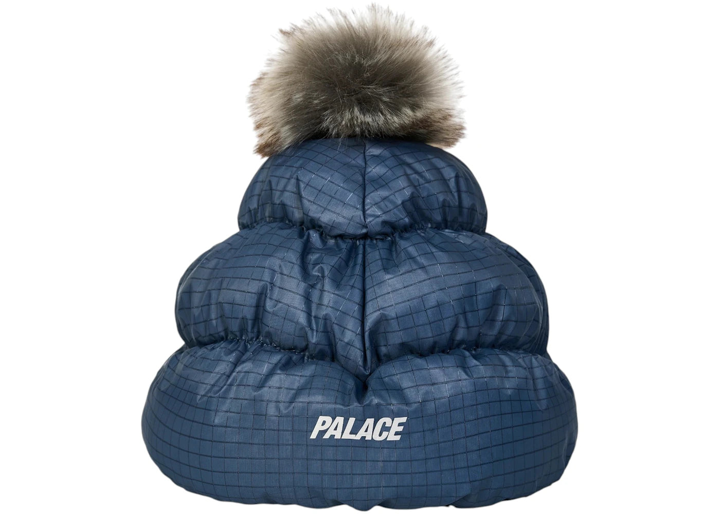 Palace Pertex Puffer Beanie Skyline Blue