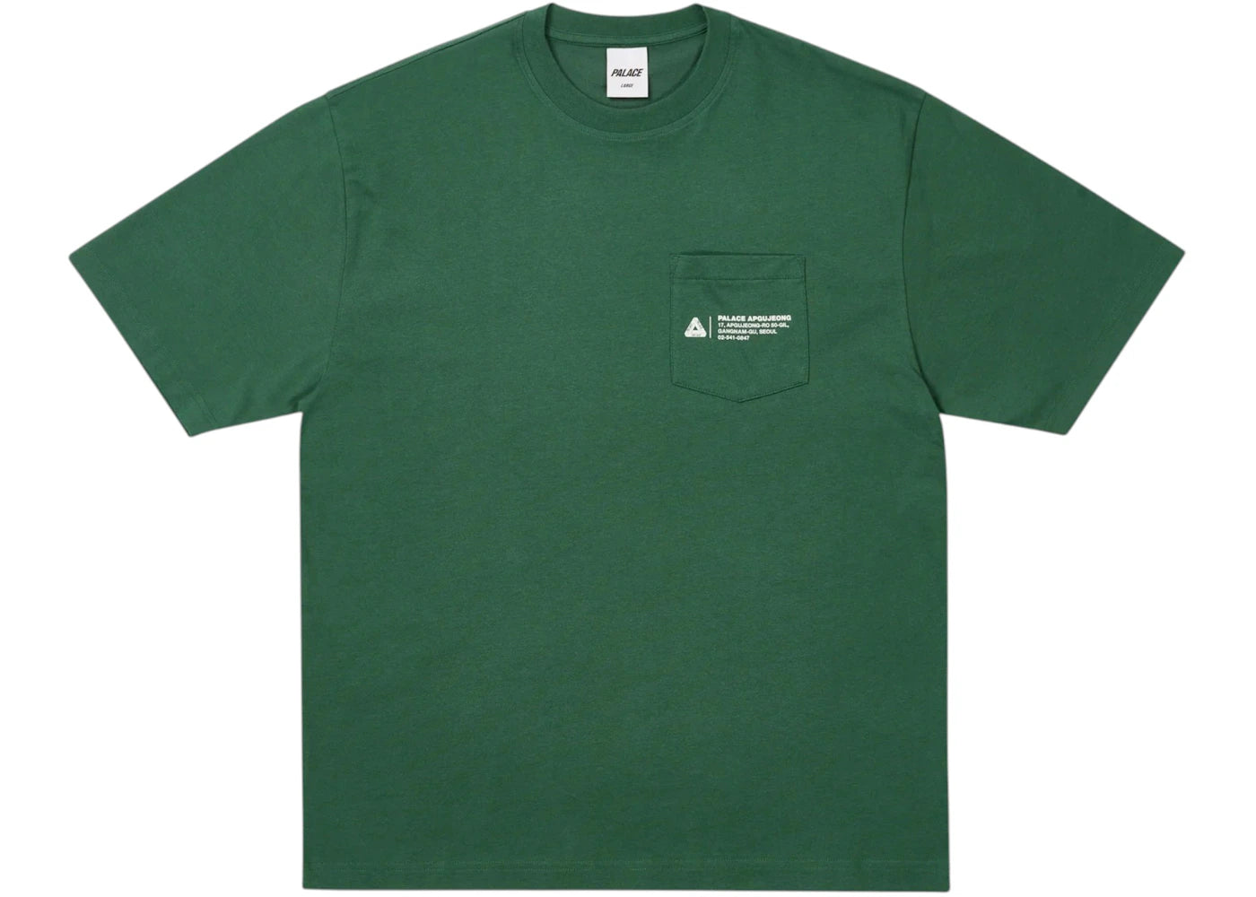 Palace Shop Locator Pocket Apgujeong T-Shirt Racey Green
