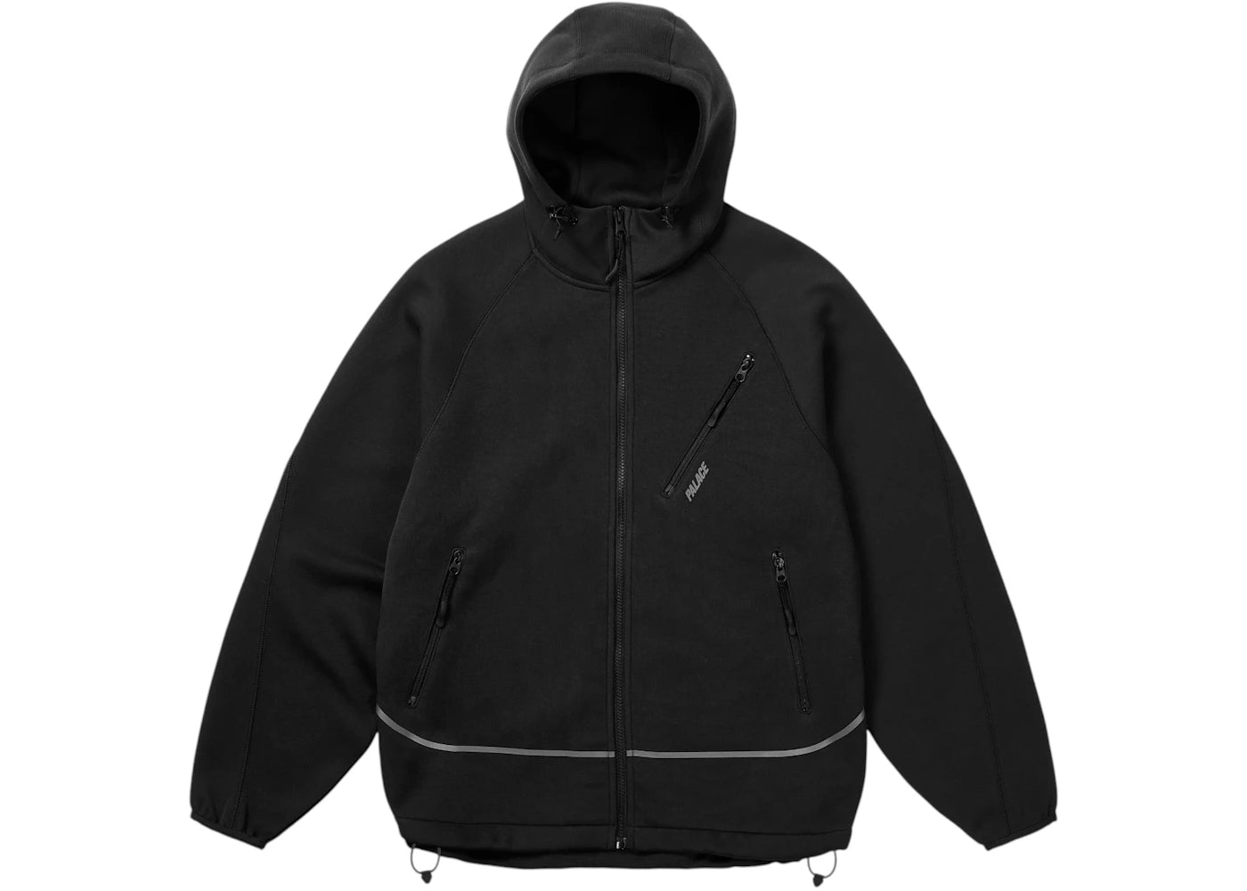 Palace Sporty Zip Hoodie Black