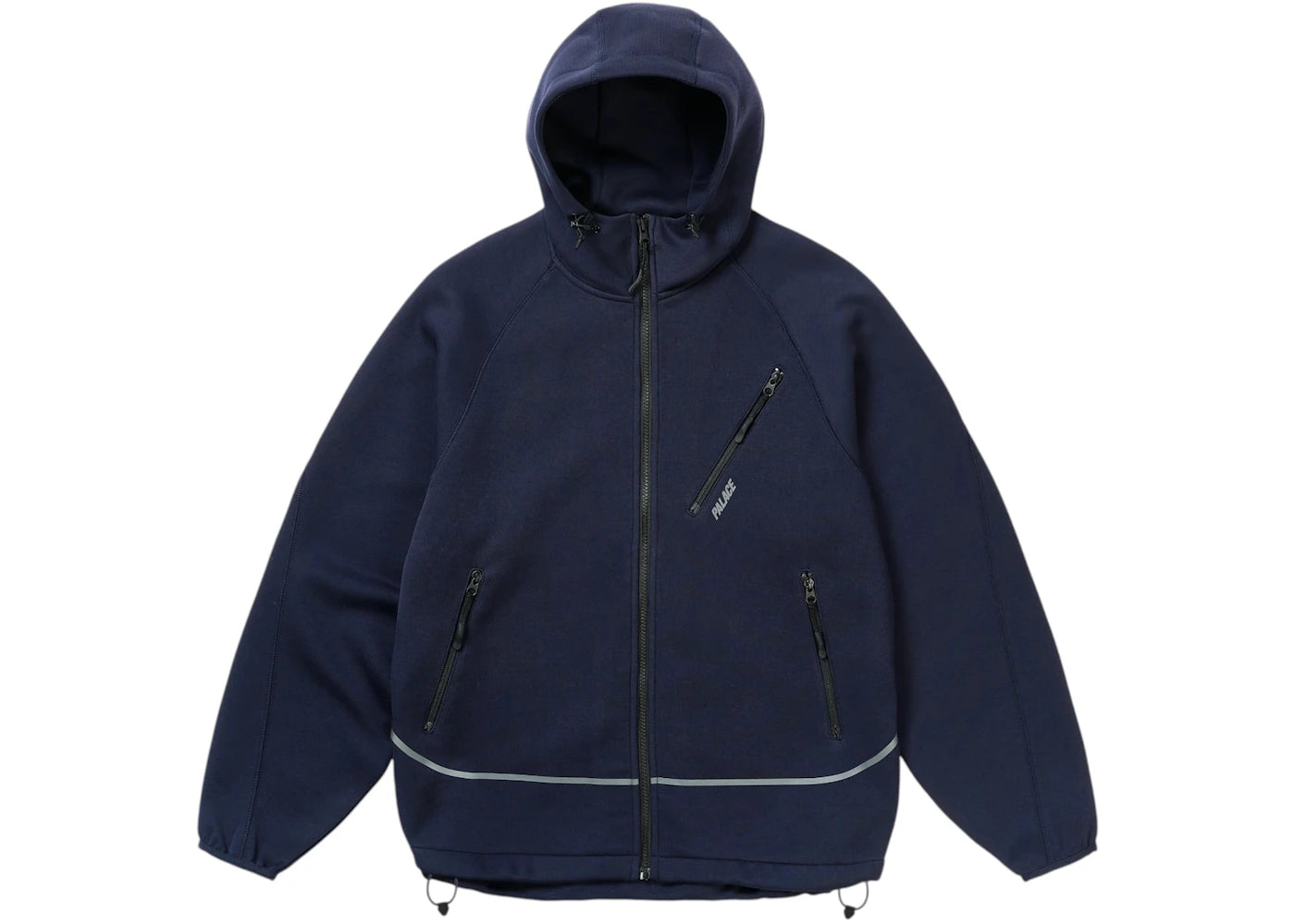 Palace Sporty Zip Hoodie Deep Sea Blue