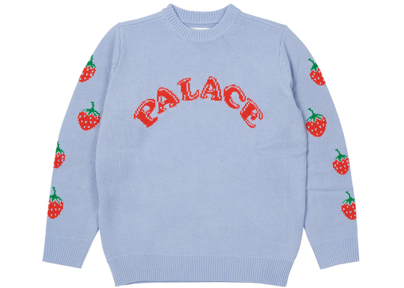 Palace Strawberry Knit Baby Blue