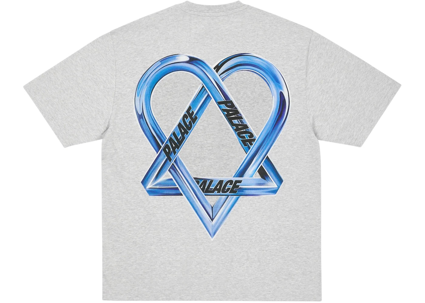 Palace Tri-Gram T-Shirt Grey Marl