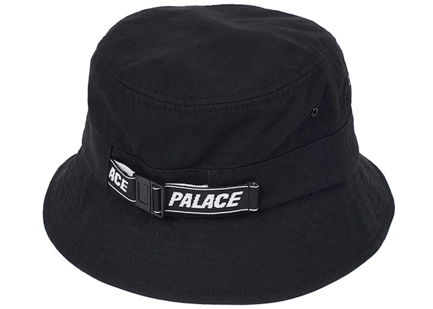 Palace Web Strap Bucket Hat Black