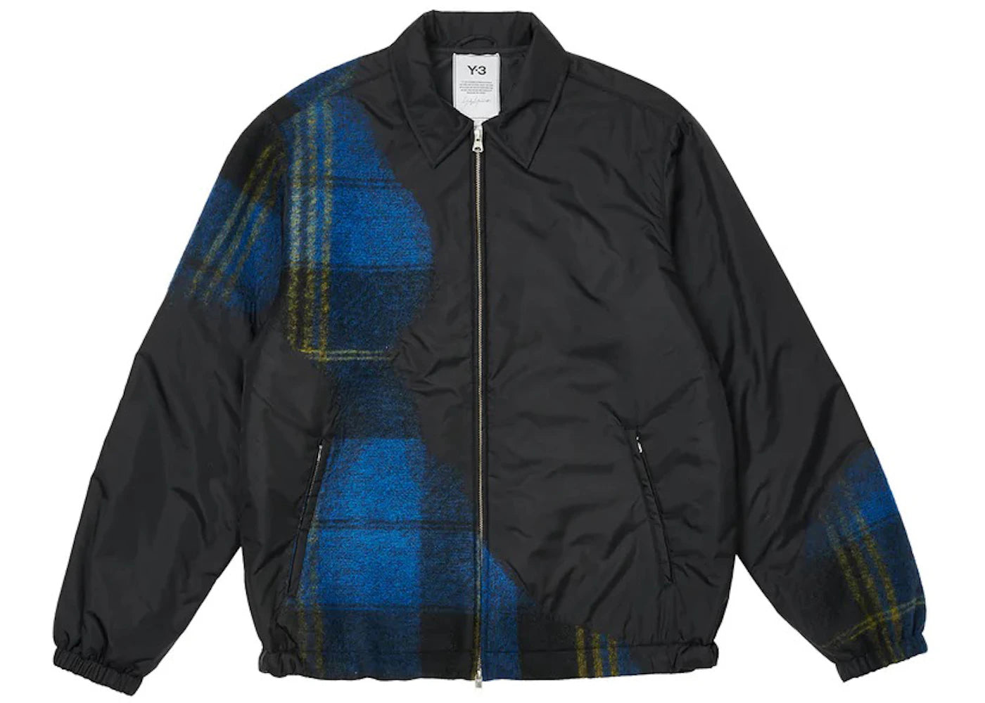 Palace Y-3 Needle Punch Nylon Wool Coach Jacket Black