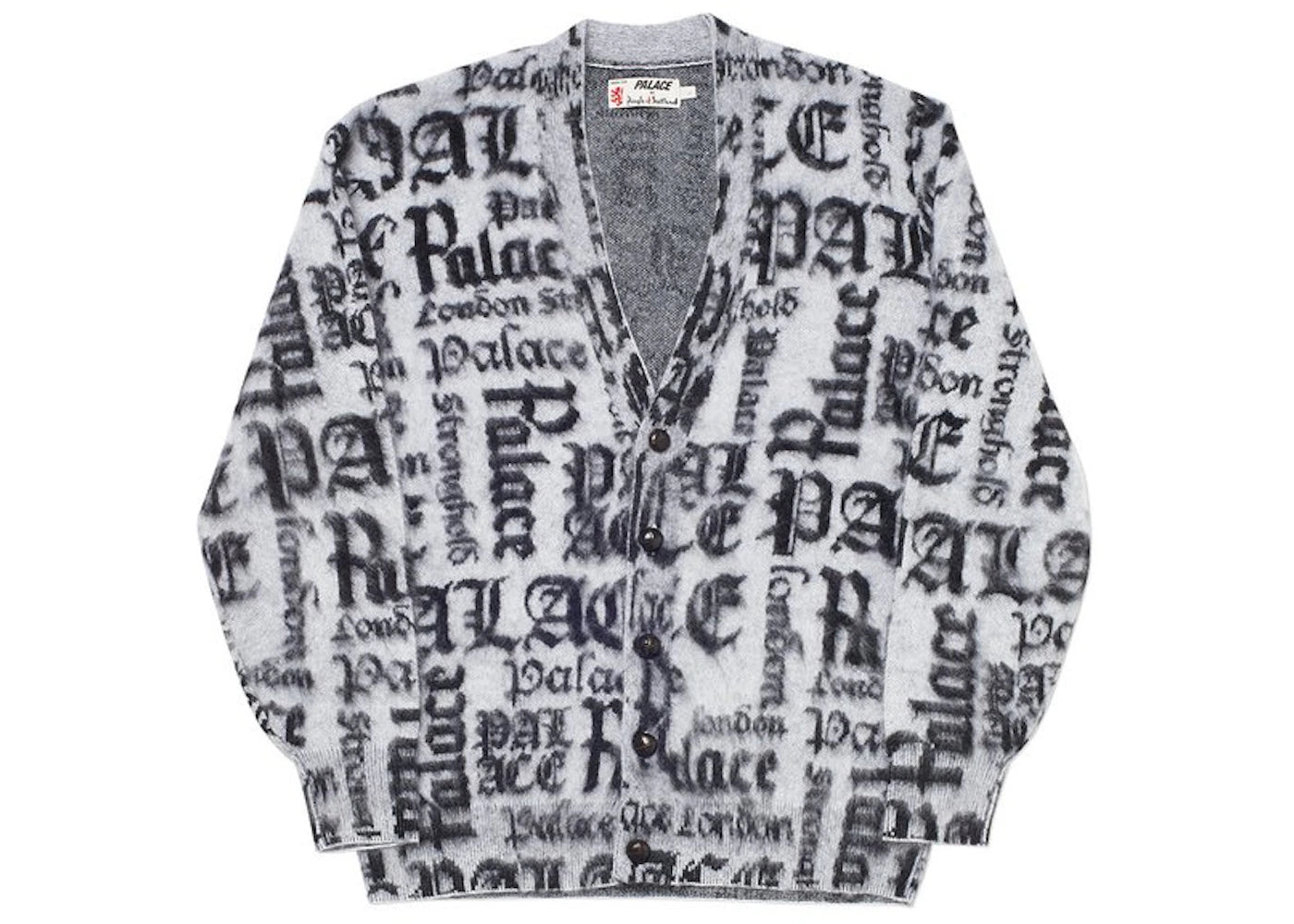 Palace Ye Olde Pringle Knit White/Black