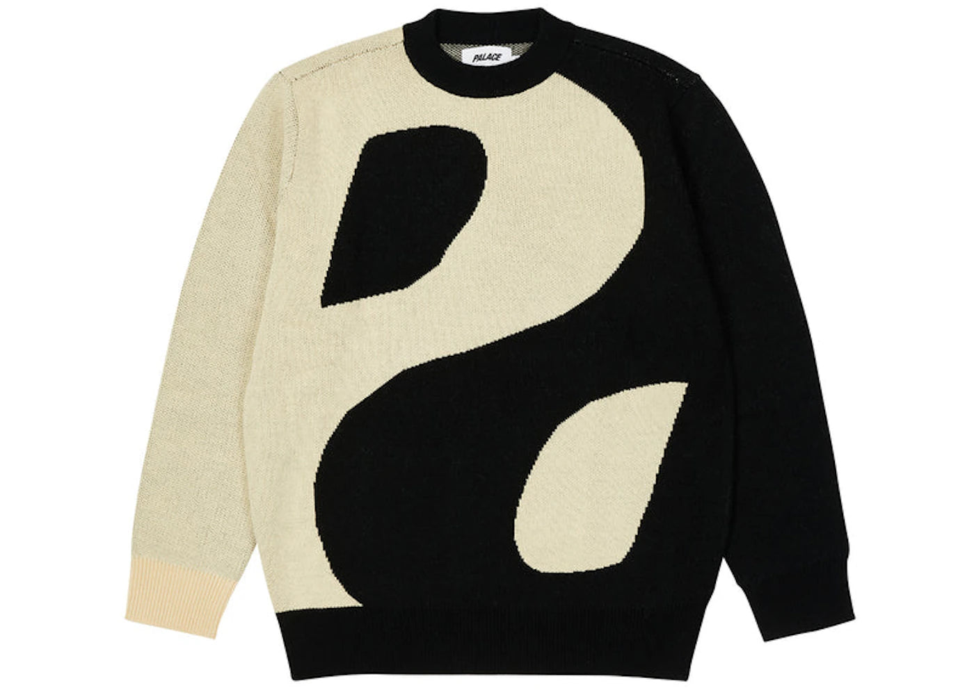 Palace Yin Yang Knit Cream/Black