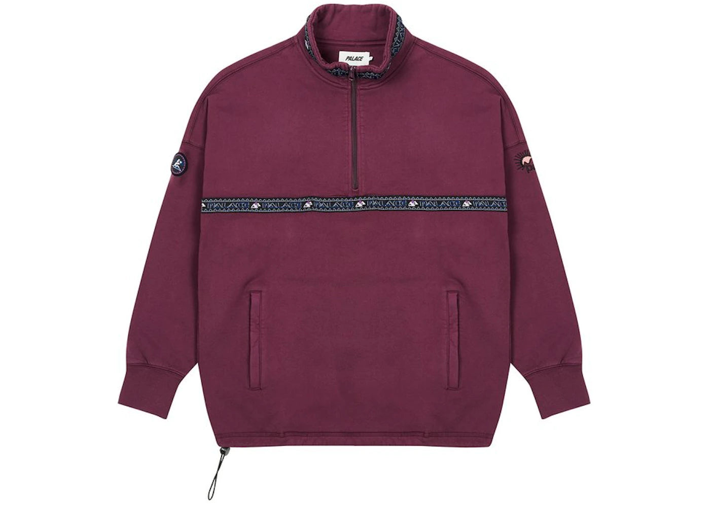 Palace Zen Half Zip Purple