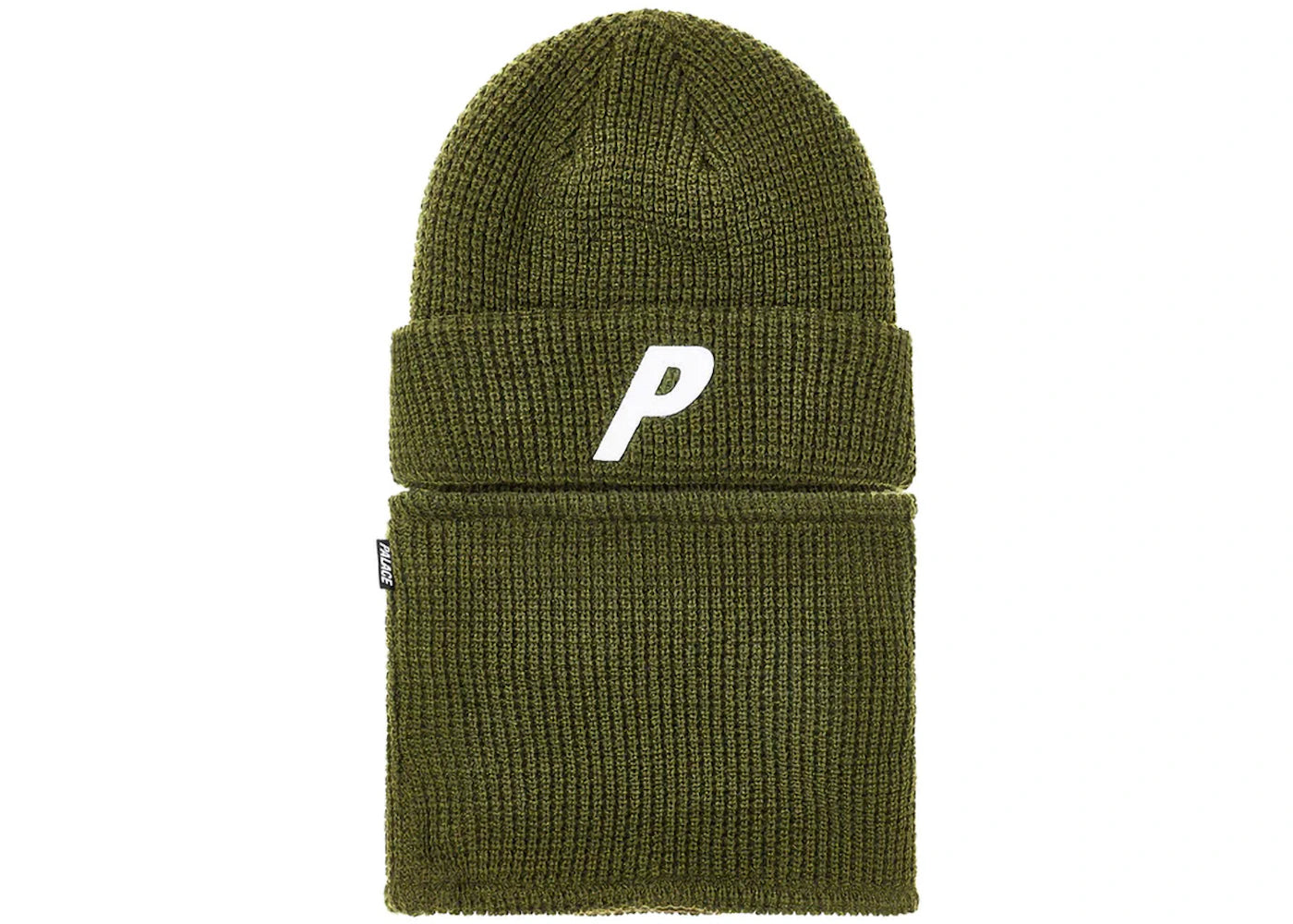 Palace Zip Off Facewarmer P Beanie The Deep Green