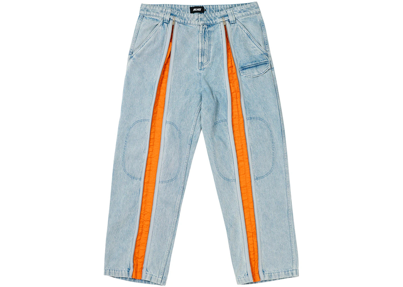 Palace Zipped Flight Trouser Stone Wash