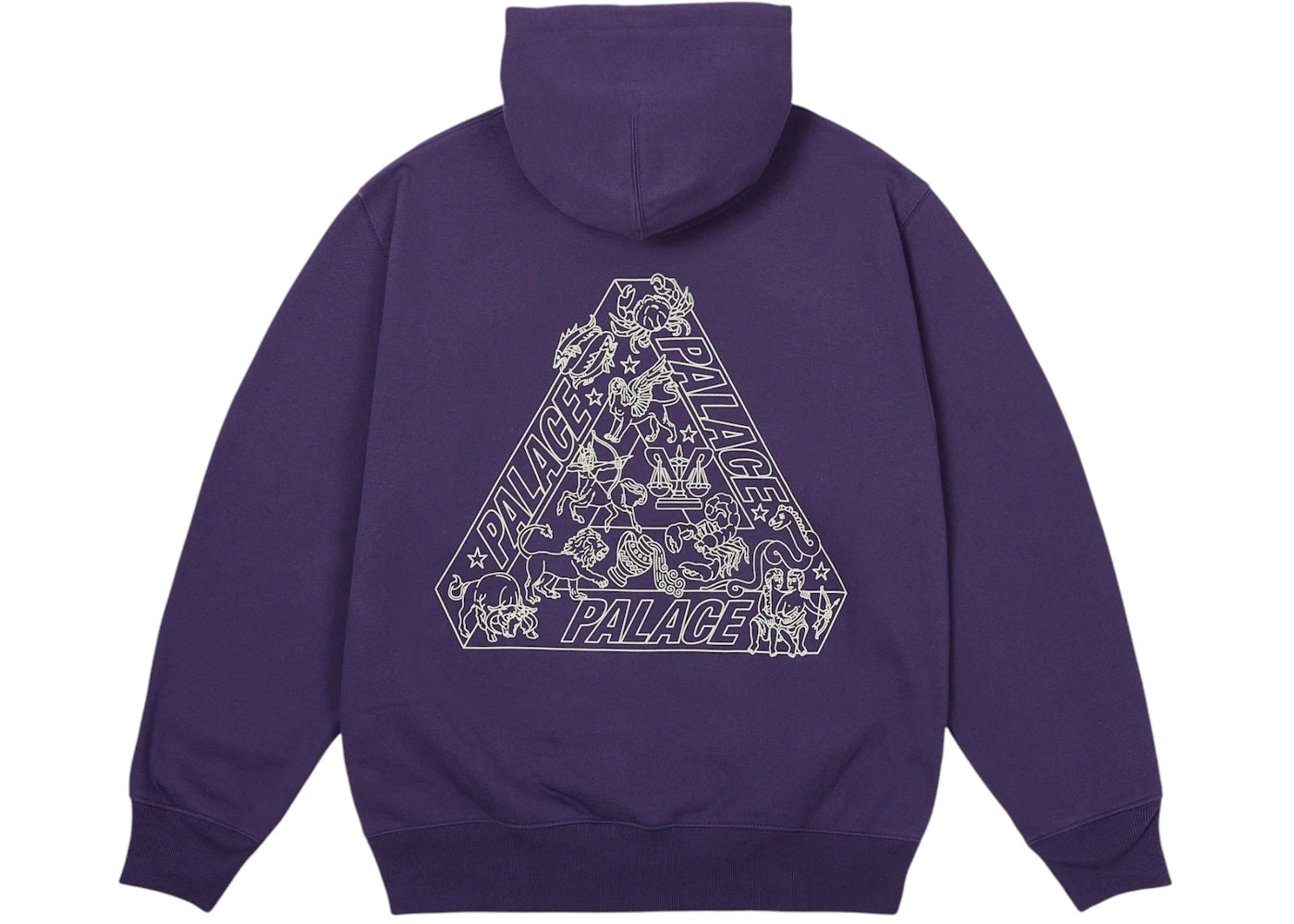 Palace Zodiac Tri-Ferg Hood Purp