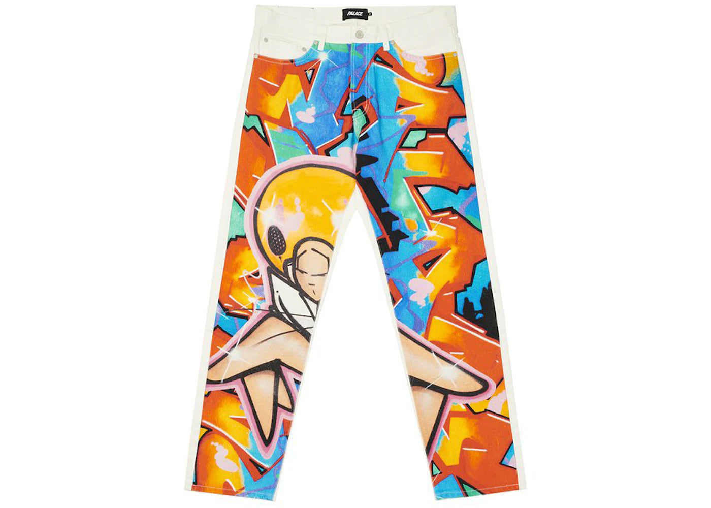 Palace Zomby Denim Jeans White