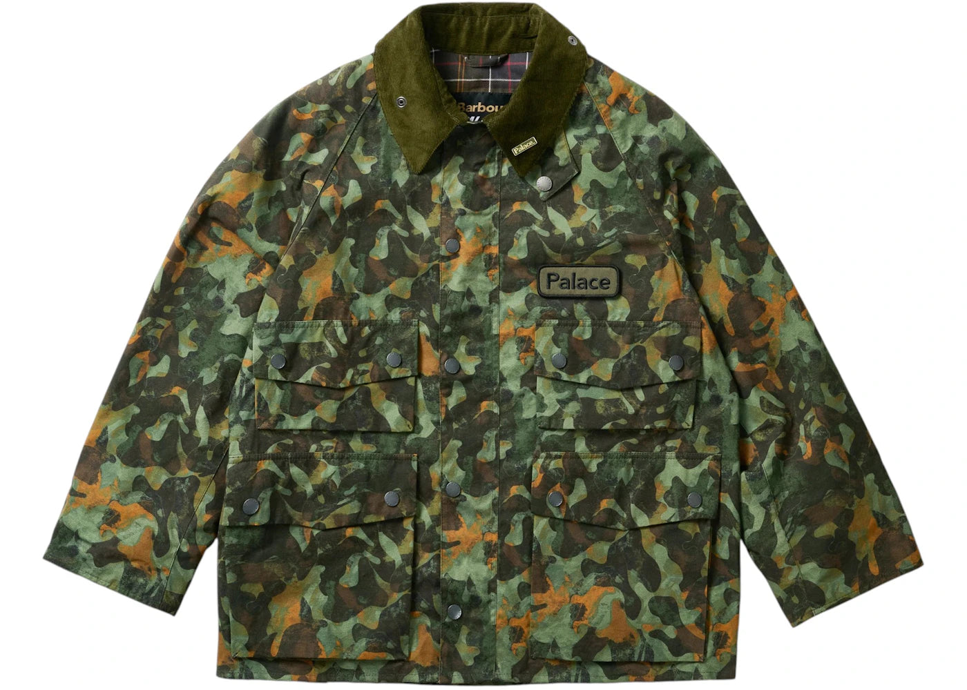 Palace x Barbour Bedale Casual Jacket Kelp Forest Camo