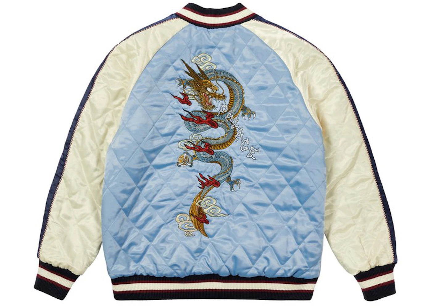 Palace x Evisu Reversible Souvenir Jacket Blue/Pink