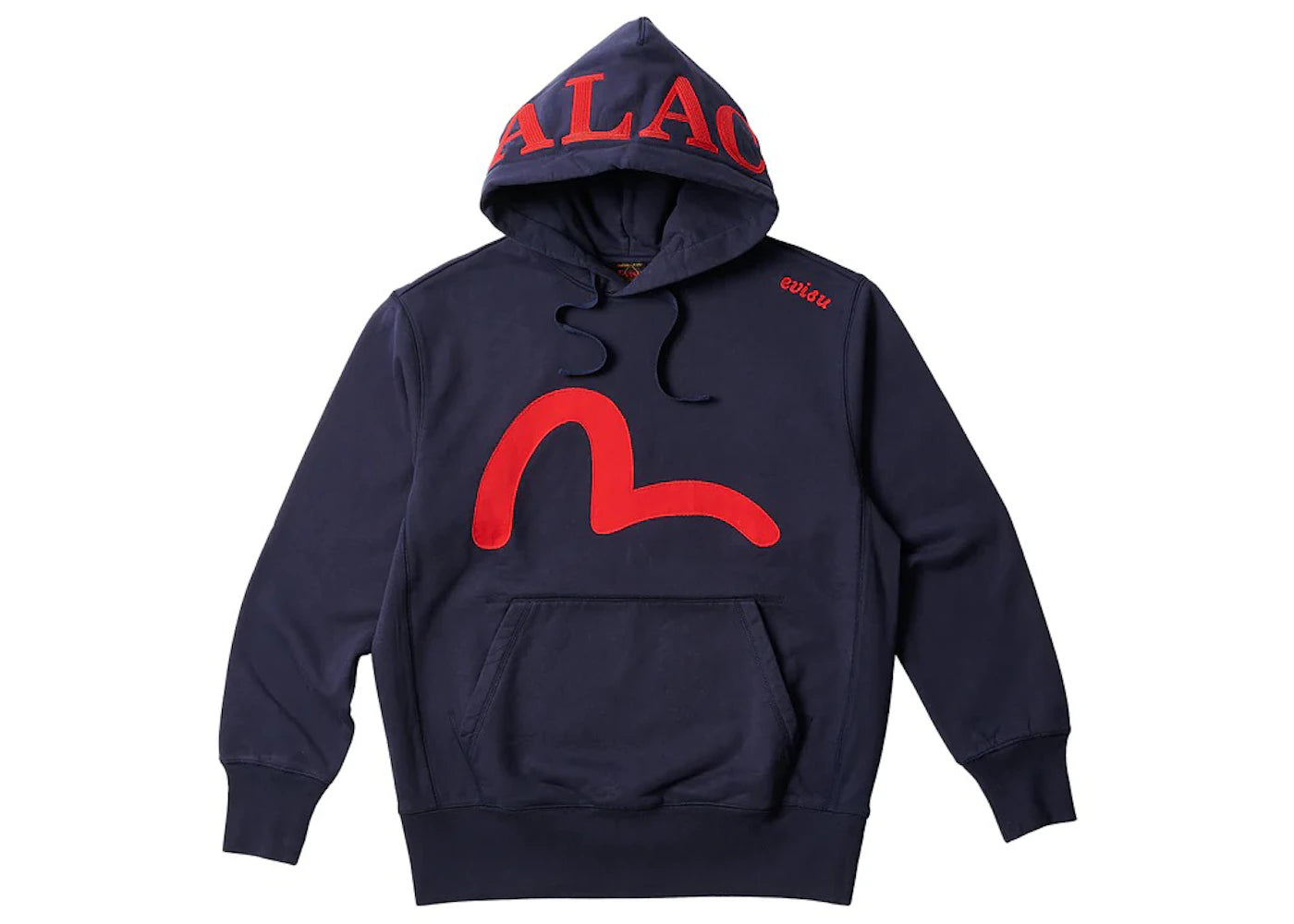 Palace x Evisu Seagull Hood Navy