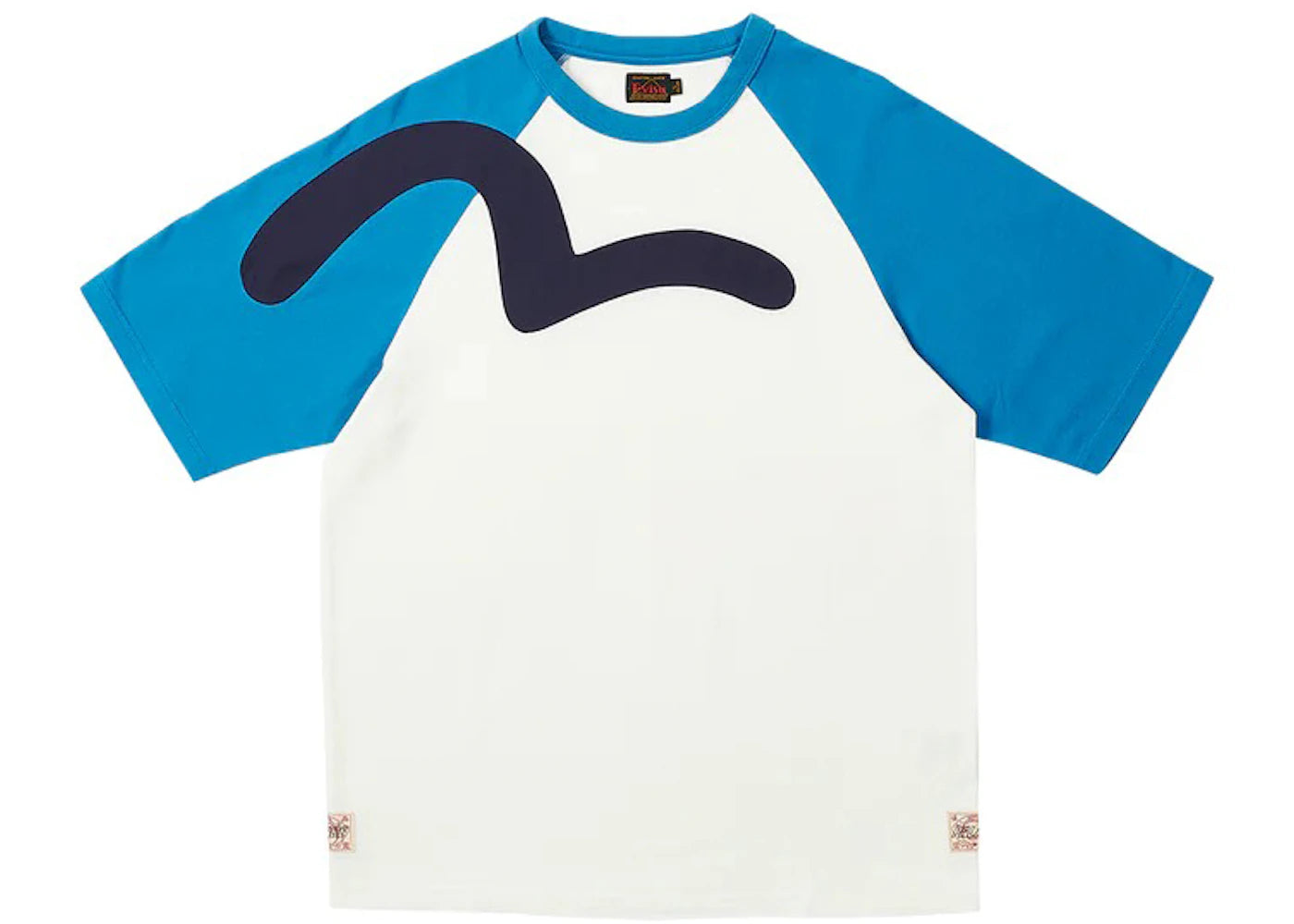 Palace x Evisu Seagull Raglan T-shirt Off White