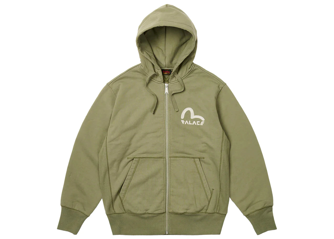 Palace x Evisu Zip Hood Olive