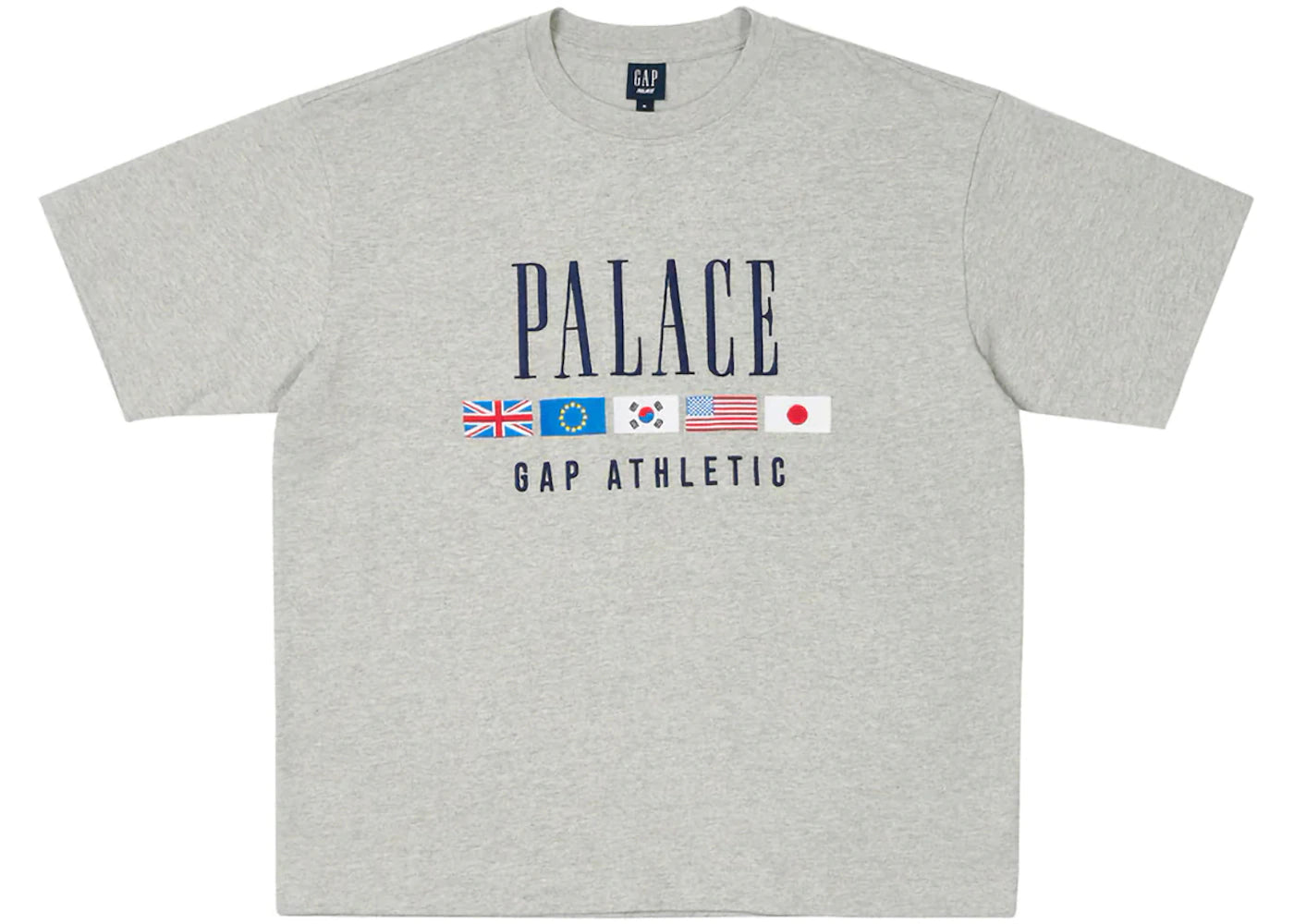 Palace x Gap Heavy Jersey T-Shirt Grey