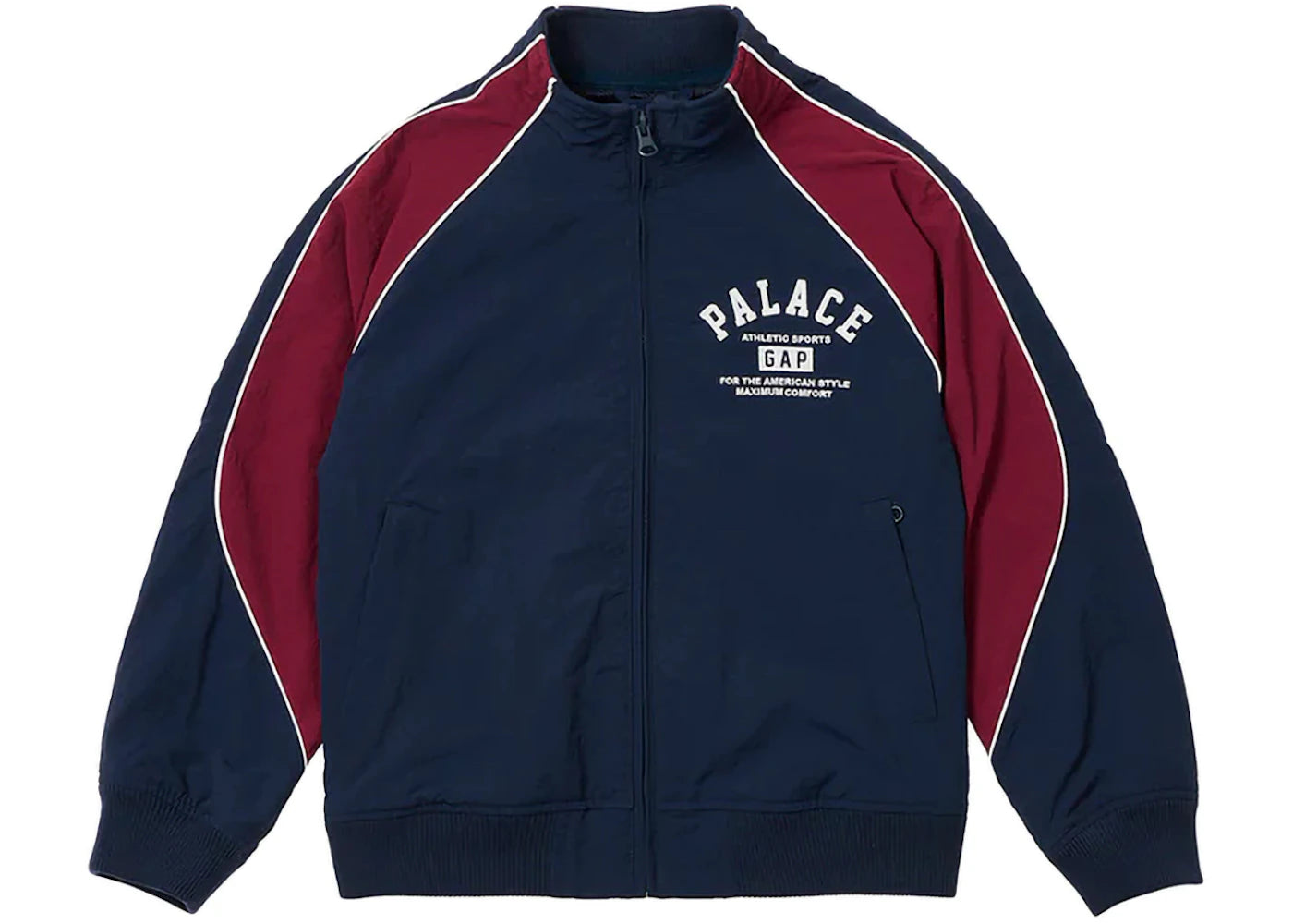 Palace x Gap Kids Nylon Track Top Navy/Red