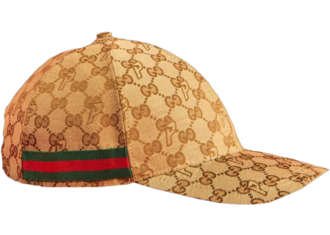 Palace x Gucci GG-P Canvas Baseball Hat Beige