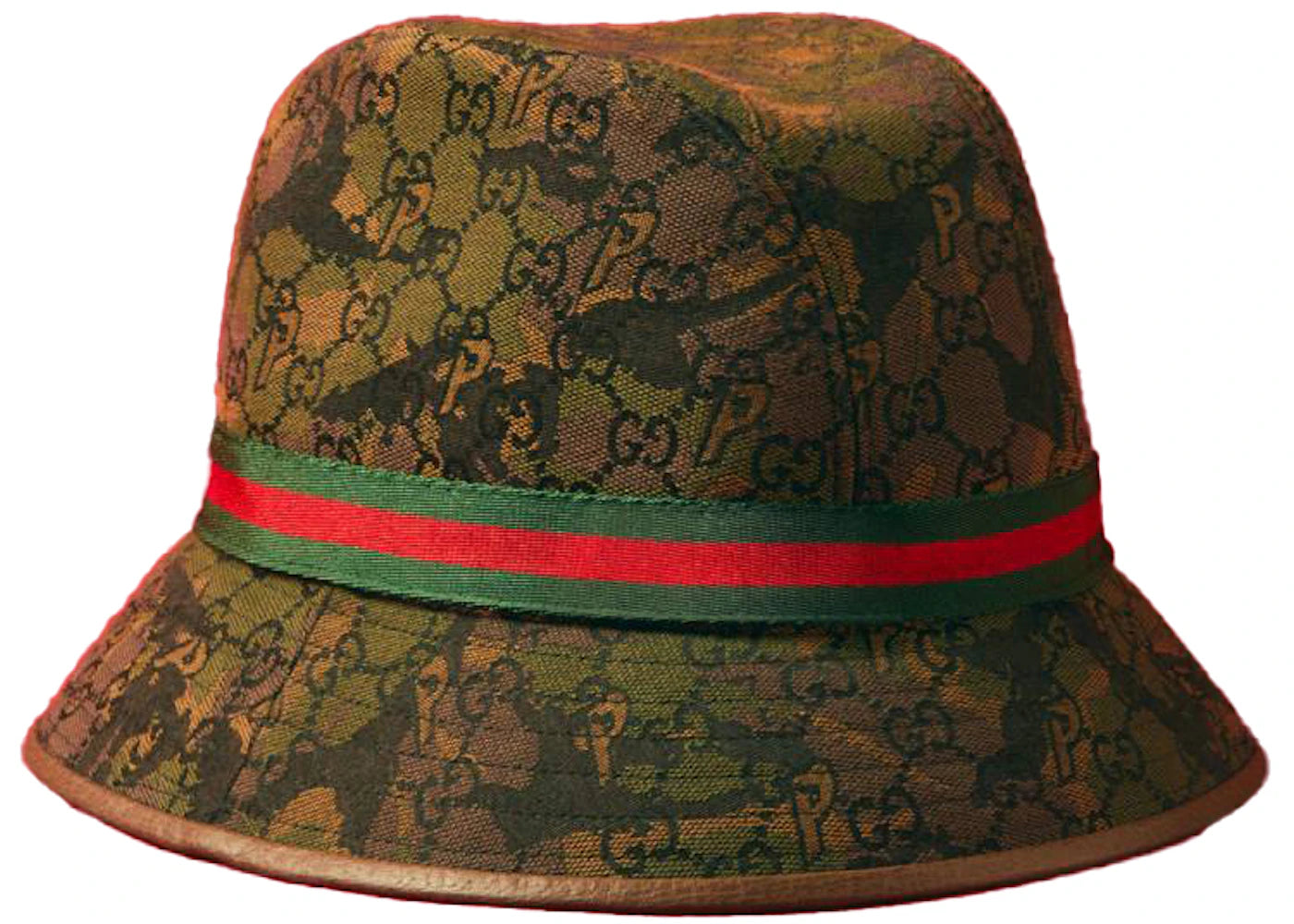 Palace x Gucci GG-P Canvas Web Logo Fedora Camouflage