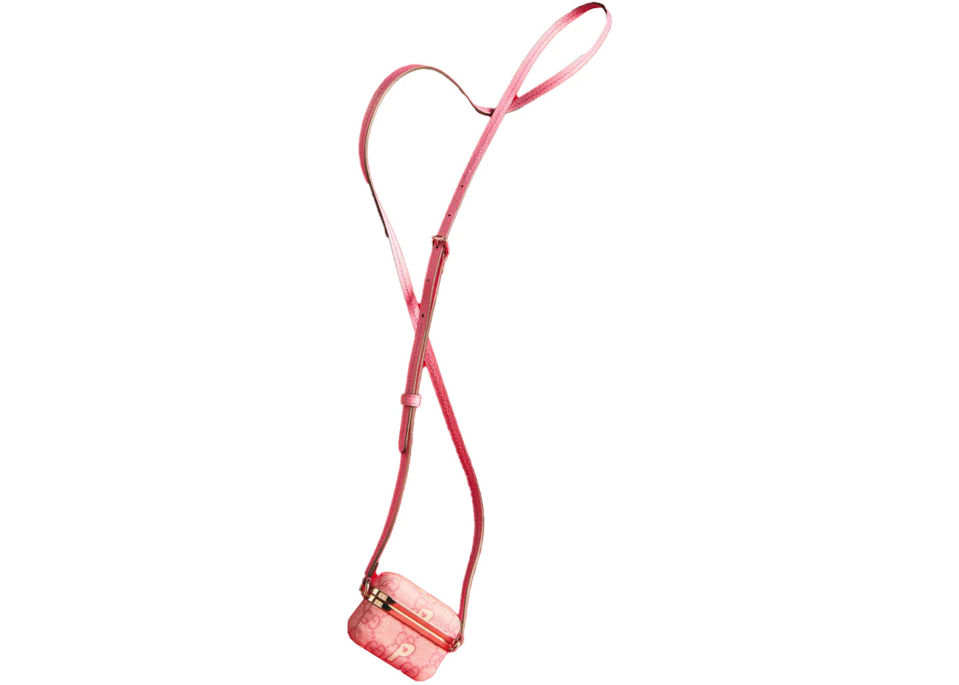 Palace x Gucci GG-P Supreme Airpod Case With Adjustable Strap Pale Pink