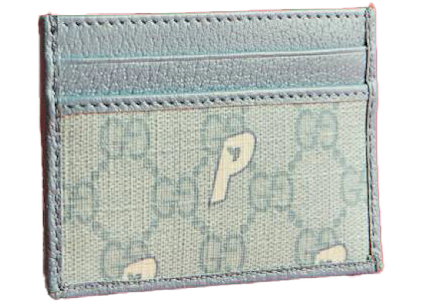 Palace x Gucci GG-P Supreme Card Case Pale Blue