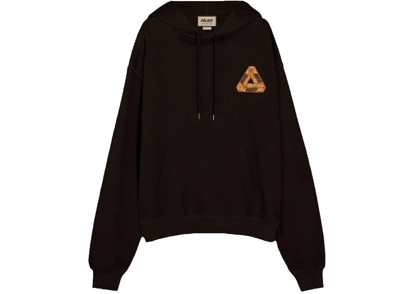 Palace x Gucci Tri-Ferg GG Patch Hoodie Black