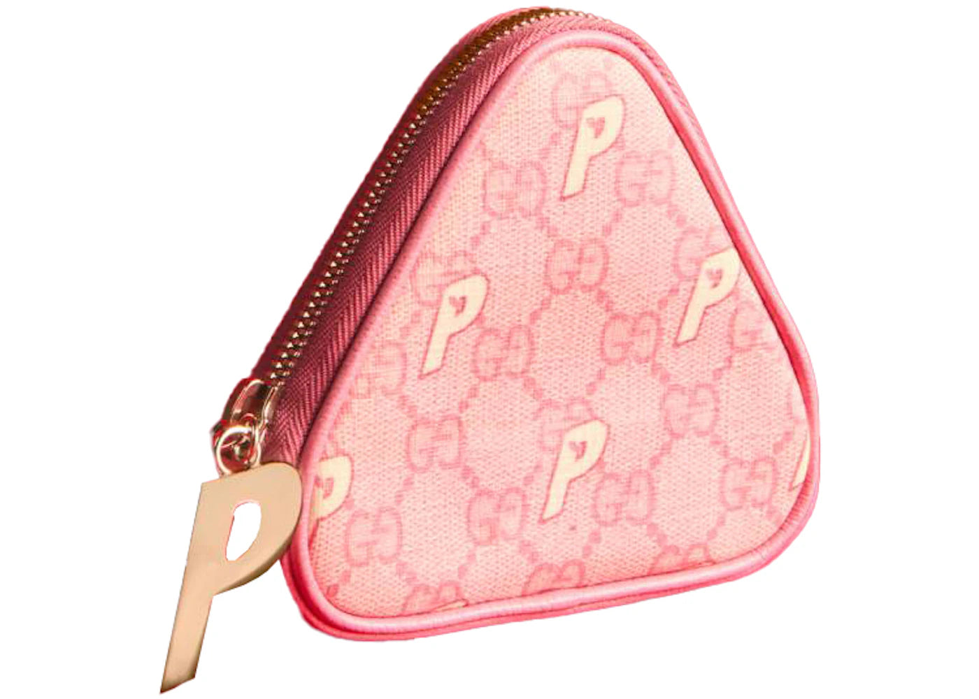Palace x Gucci Triferg Supreme GG-P Coin Purse Pale Pink