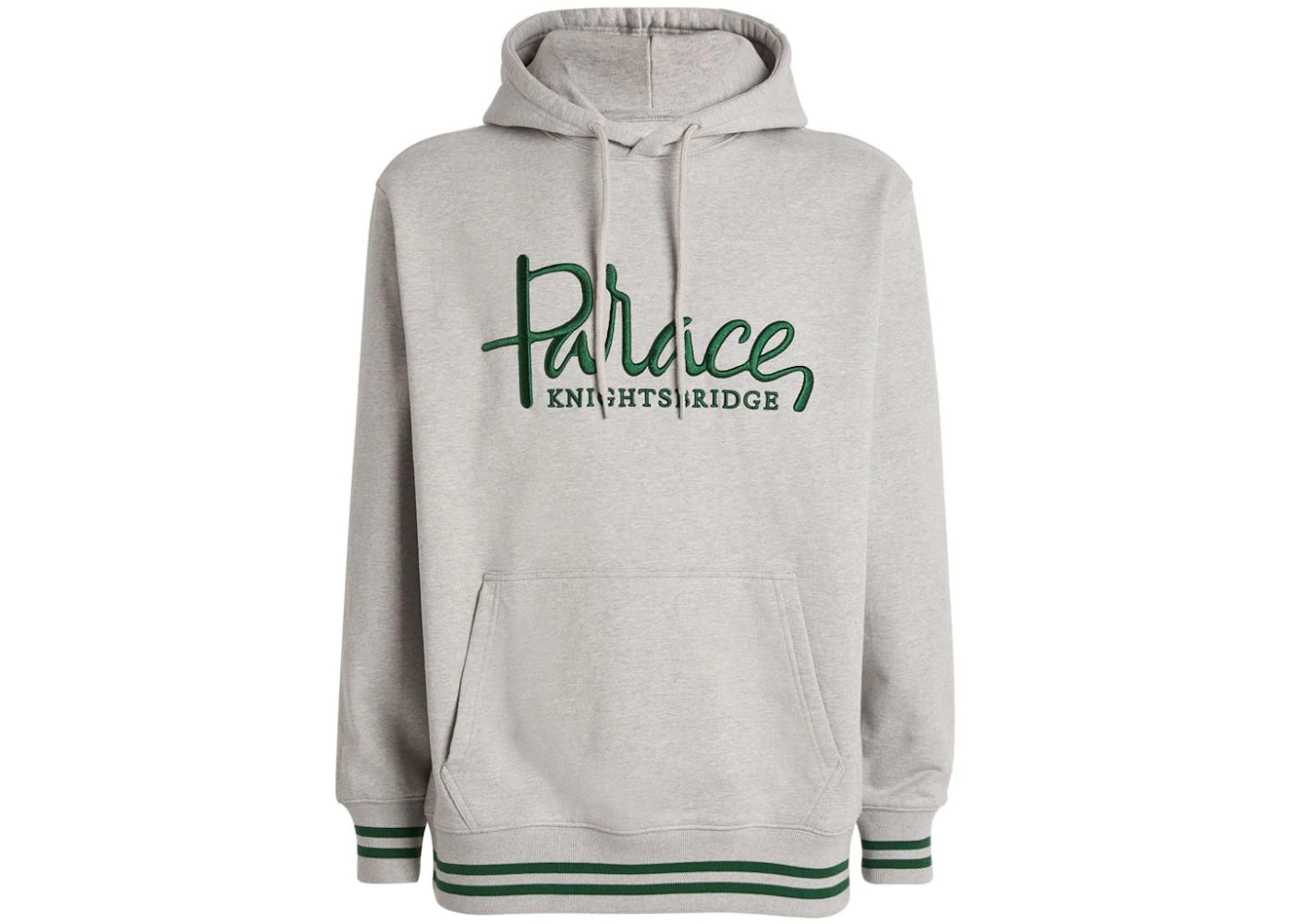 Palace x Harrods Embroidered Logo Hoodie Gray